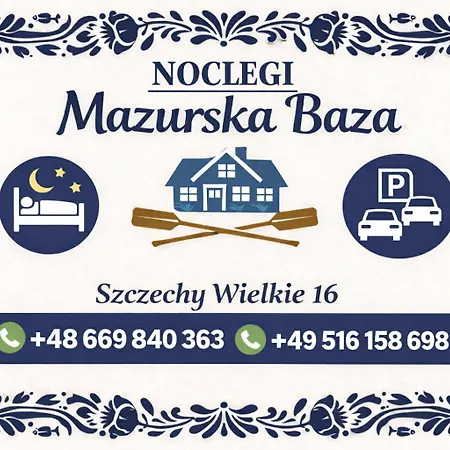 Rum i privatbostad Mazurska Baza Szczechy Wielkie